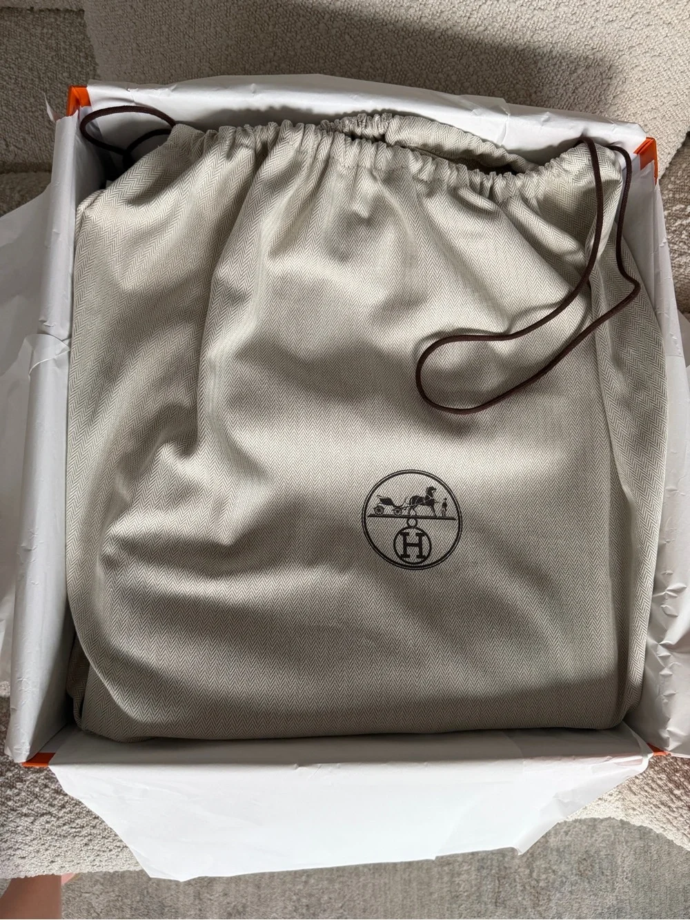 Hermès Birkin 35 Gris Pantin Palladium Hardware Gray Leather Top-Handle Satchel